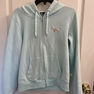 PINK zip up with glitter details